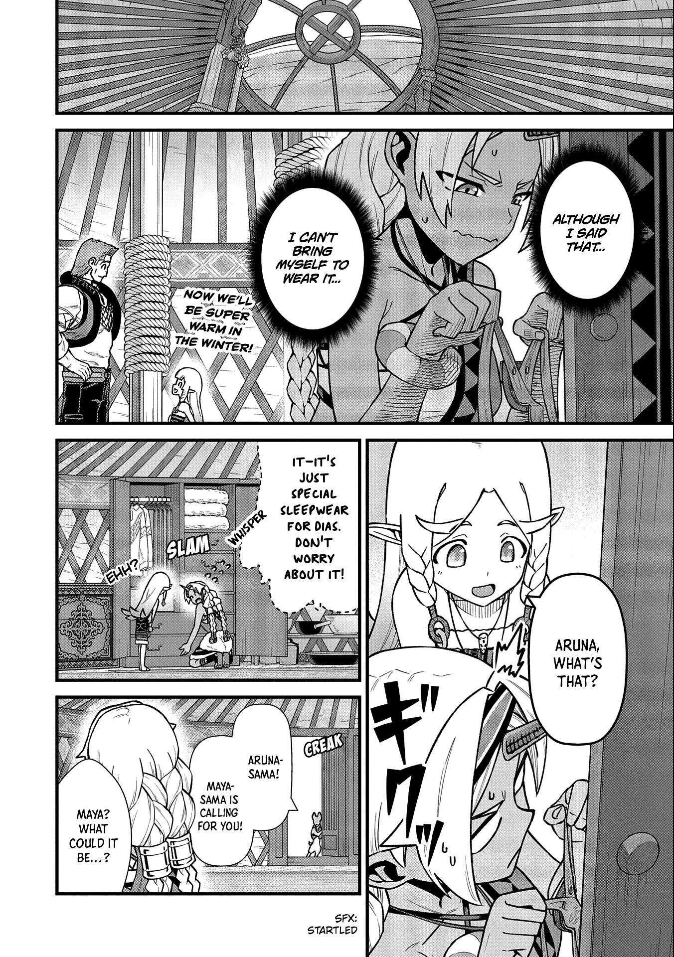 The Population Of The Frontier Owner Starts With 0. "Dias The Blue" And A Blue Horned Girl. chapter 44 page 30