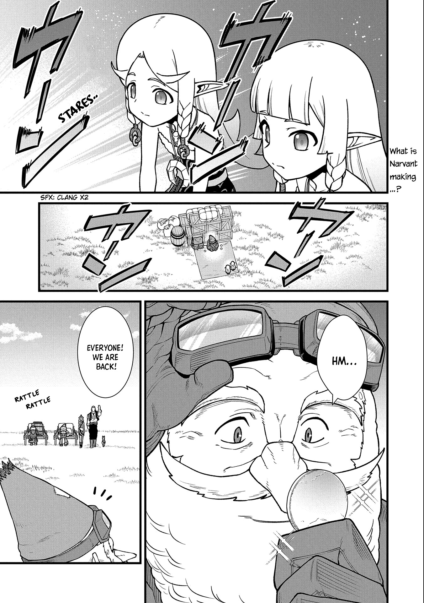 The Population Of The Frontier Owner Starts With 0. "Dias The Blue" And A Blue Horned Girl. chapter 44 page 4