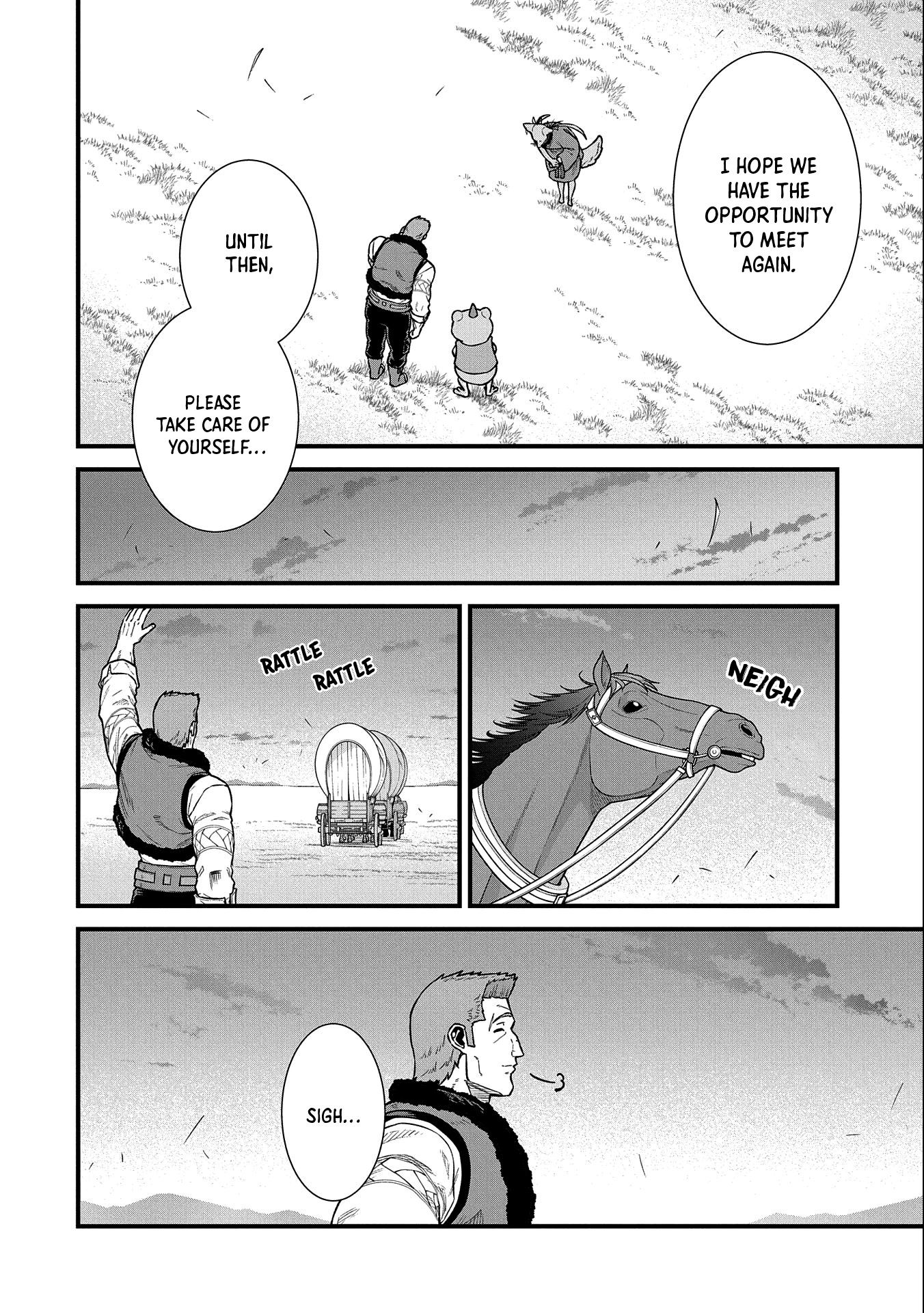 The Population Of The Frontier Owner Starts With 0. "Dias The Blue" And A Blue Horned Girl. chapter 44 page 9