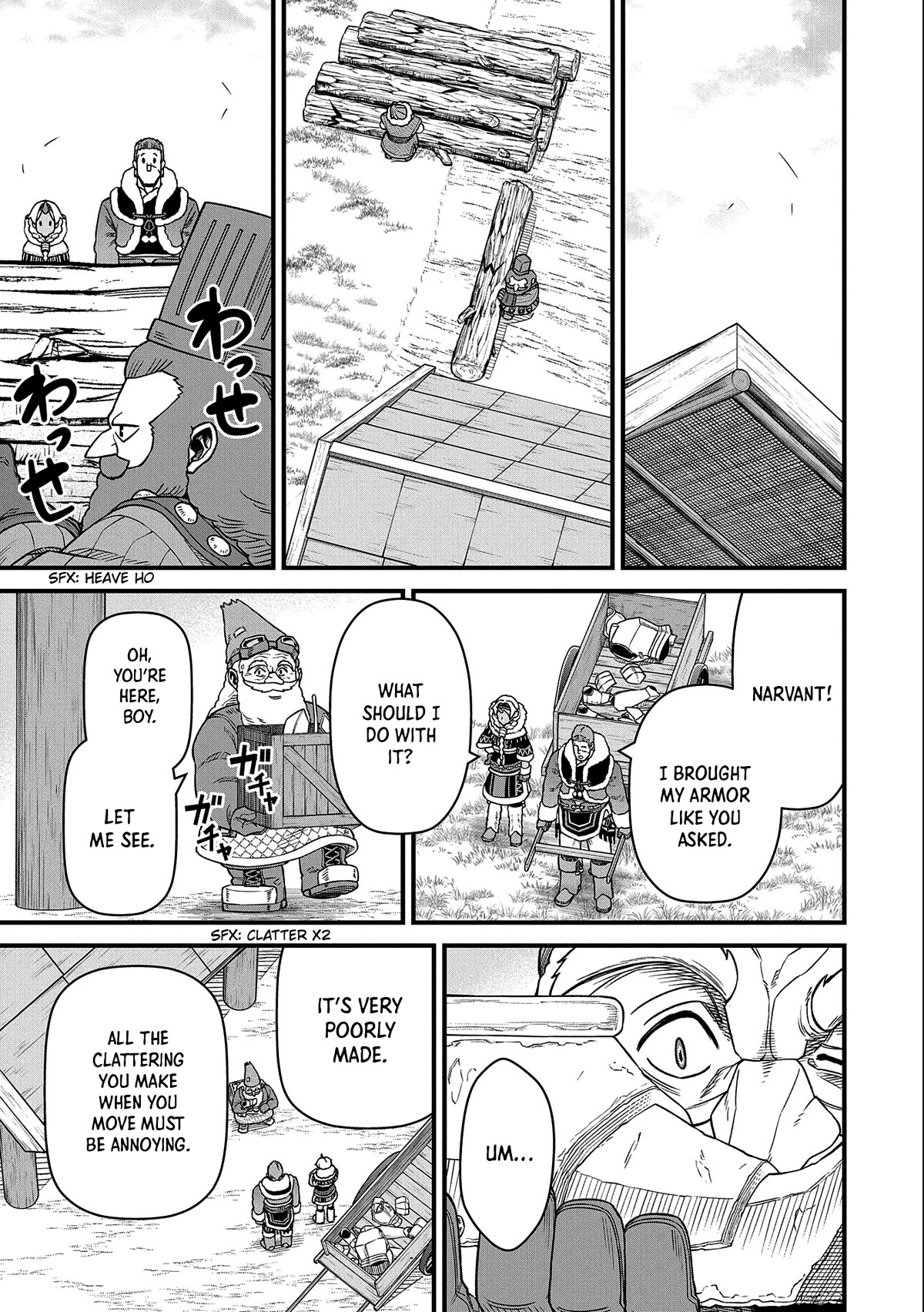 The Population Of The Frontier Owner Starts With 0. "Dias The Blue" And A Blue Horned Girl. chapter 45 page 30