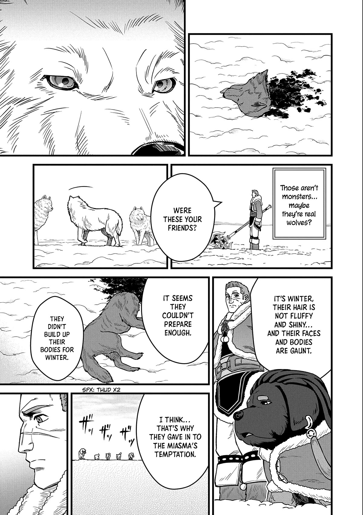 The Population Of The Frontier Owner Starts With 0. "Dias The Blue" And A Blue Horned Girl. chapter 46 page 24