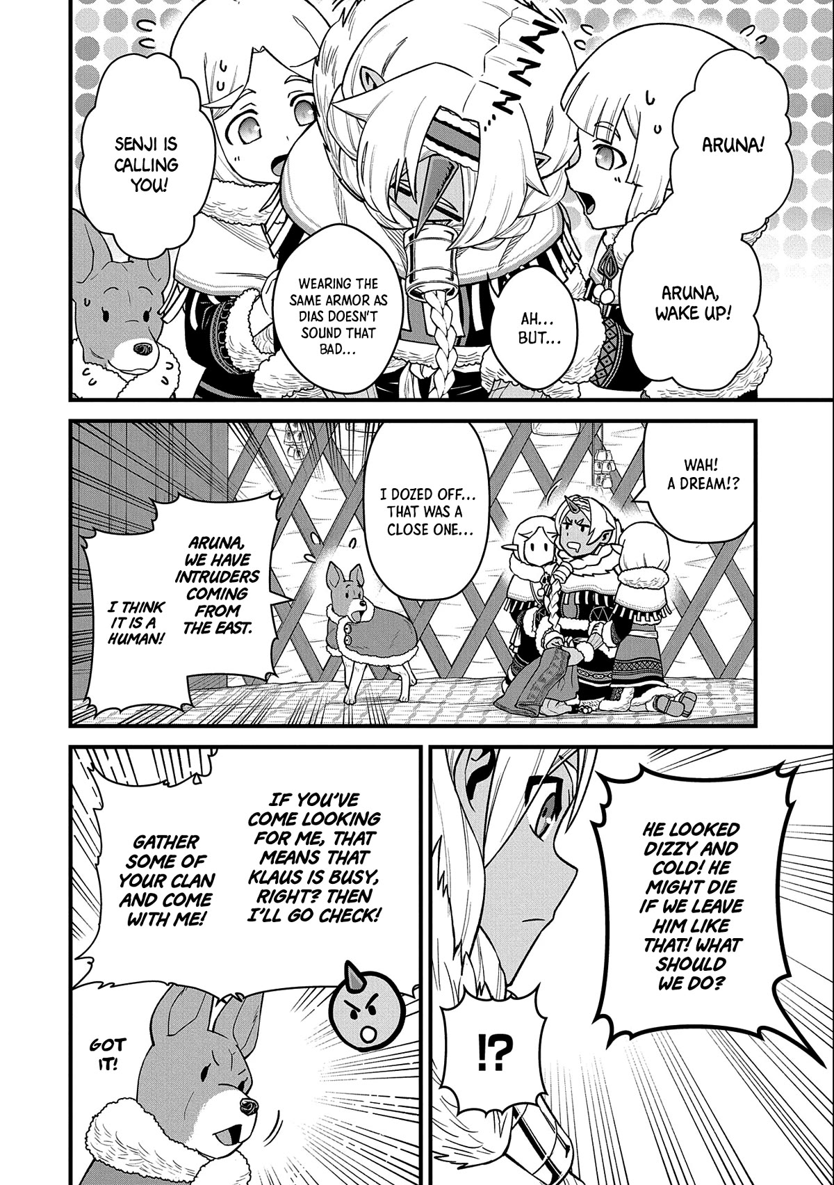 The Population Of The Frontier Owner Starts With 0. "Dias The Blue" And A Blue Horned Girl. chapter 46 page 27