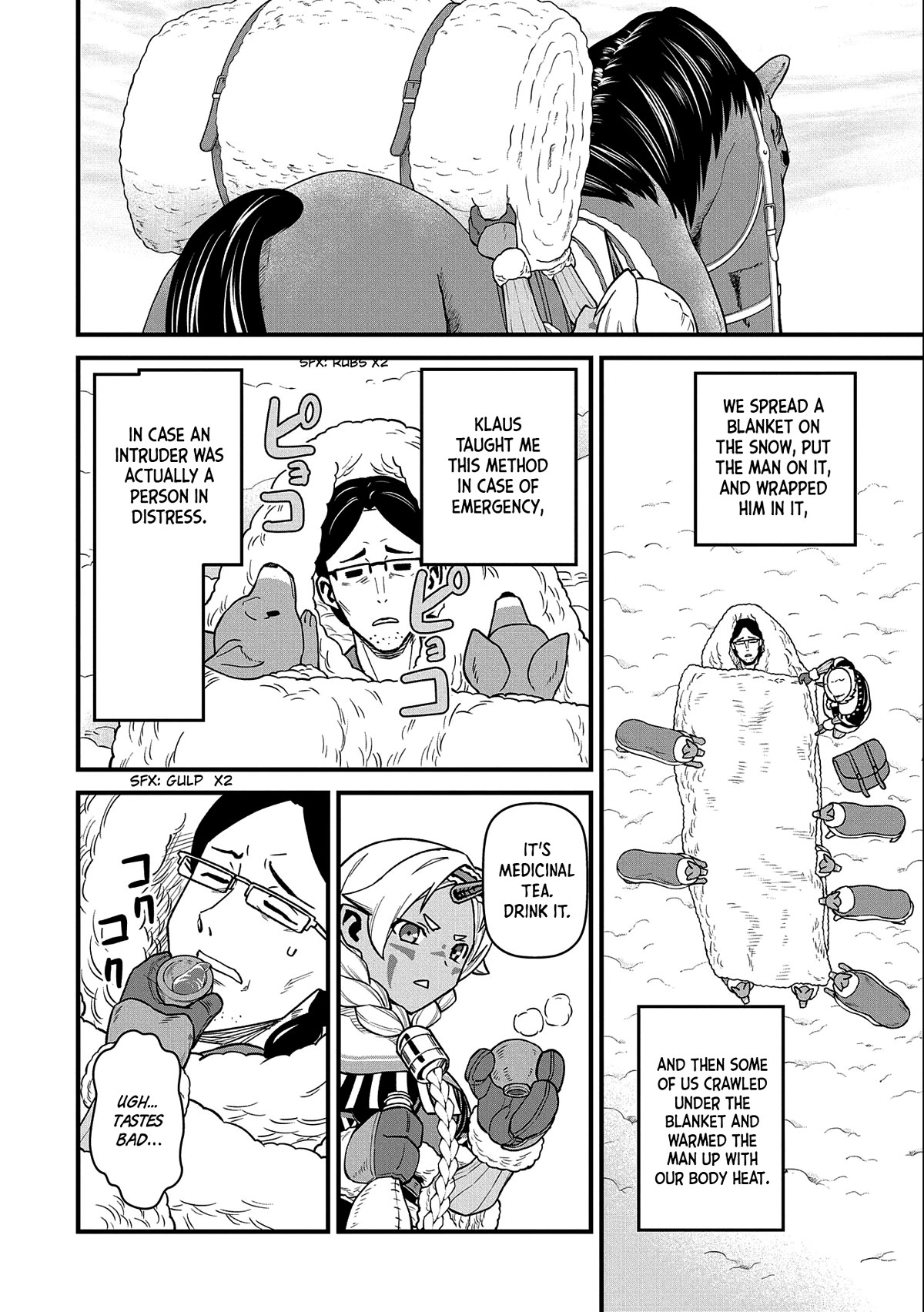 The Population Of The Frontier Owner Starts With 0. "Dias The Blue" And A Blue Horned Girl. chapter 46 page 33