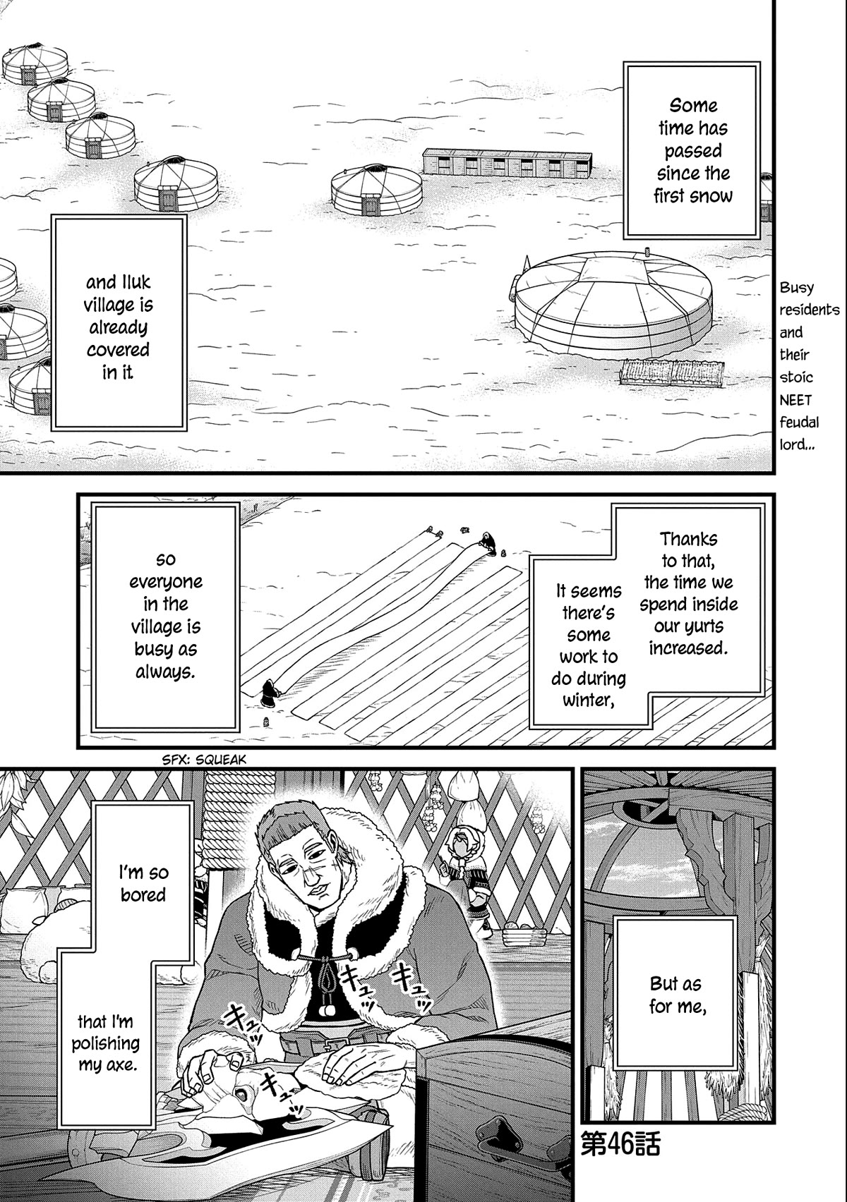 The Population Of The Frontier Owner Starts With 0. "Dias The Blue" And A Blue Horned Girl. chapter 46 page 4