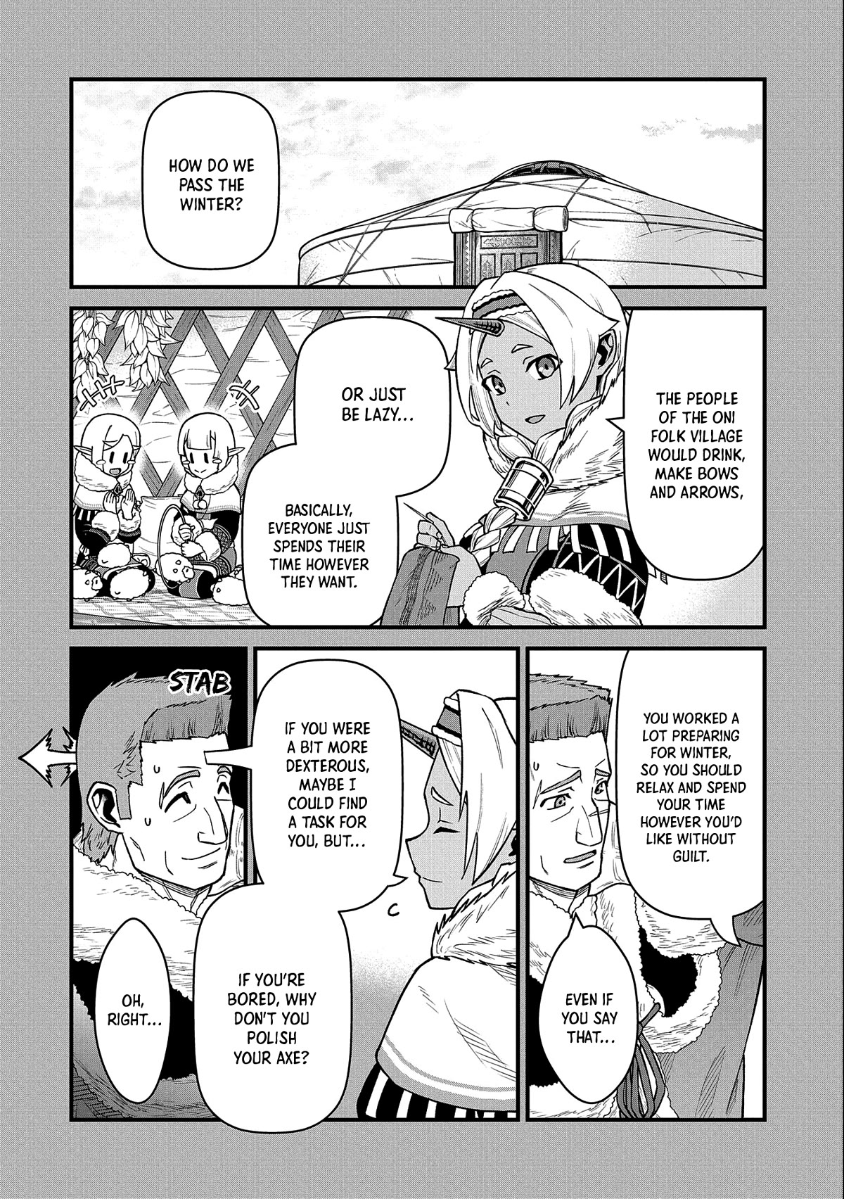 The Population Of The Frontier Owner Starts With 0. "Dias The Blue" And A Blue Horned Girl. chapter 46 page 5