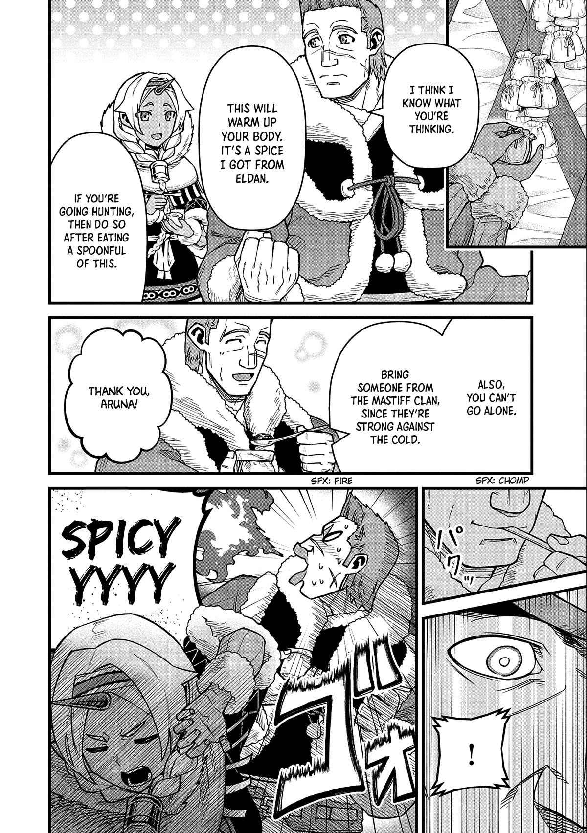 The Population Of The Frontier Owner Starts With 0. "Dias The Blue" And A Blue Horned Girl. chapter 46 page 7