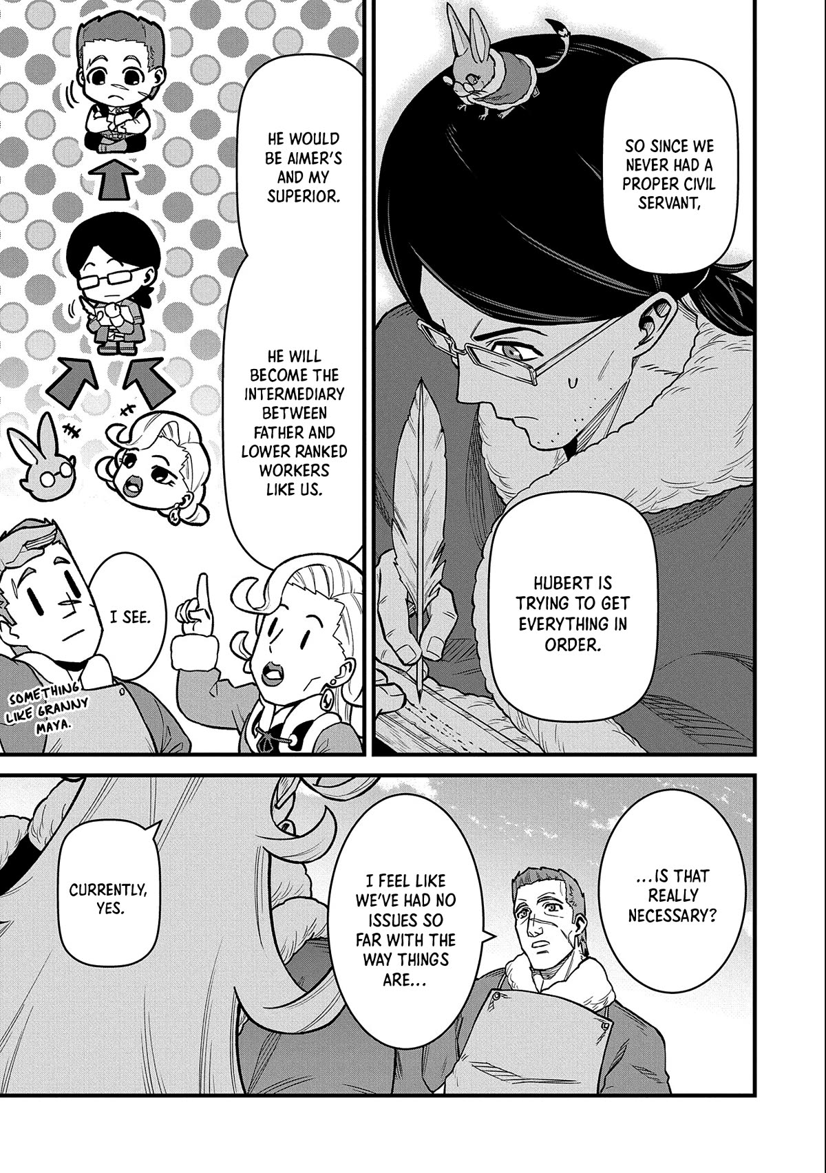 The Population Of The Frontier Owner Starts With 0. "Dias The Blue" And A Blue Horned Girl. chapter 47 page 23