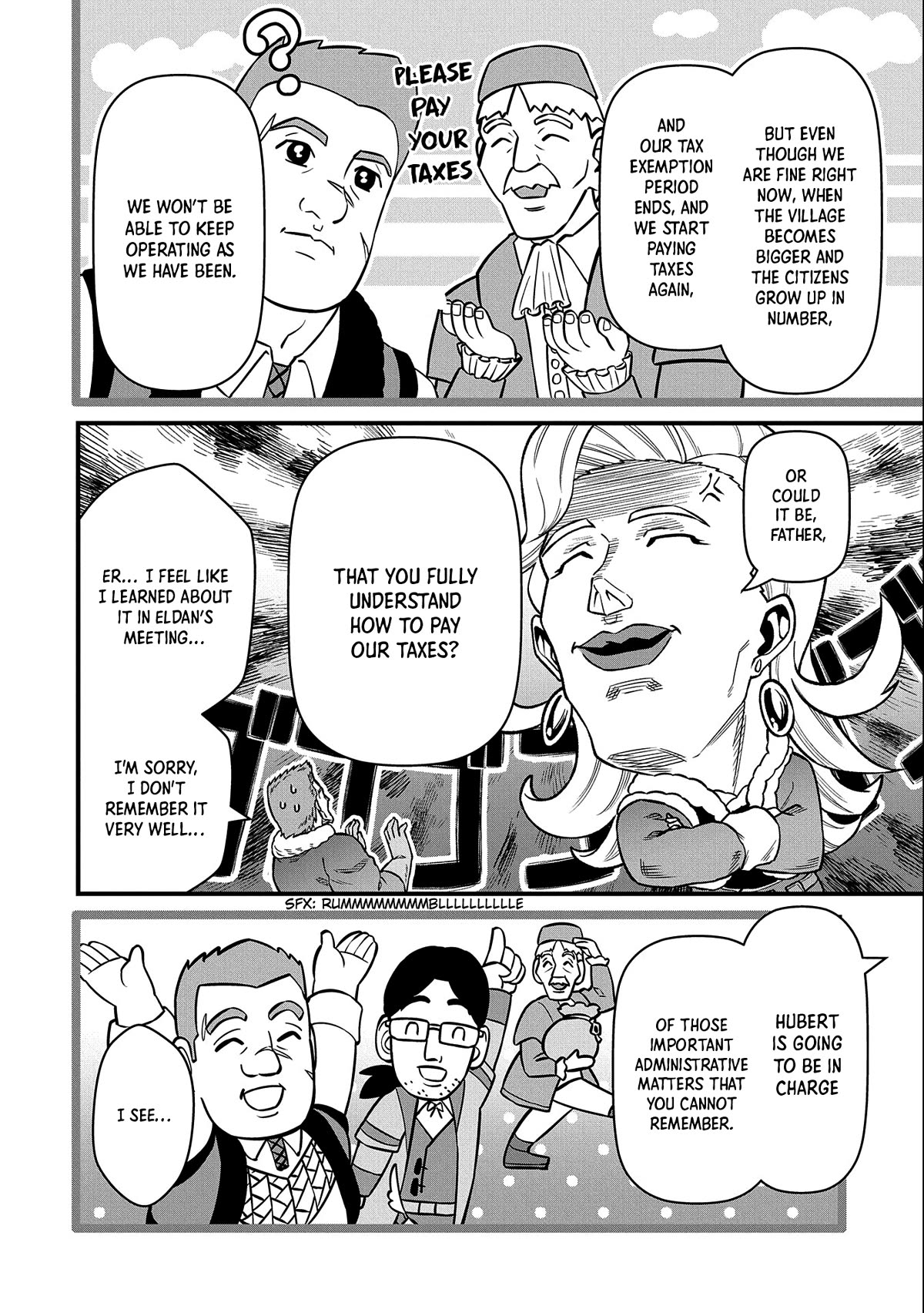 The Population Of The Frontier Owner Starts With 0. "Dias The Blue" And A Blue Horned Girl. chapter 47 page 24