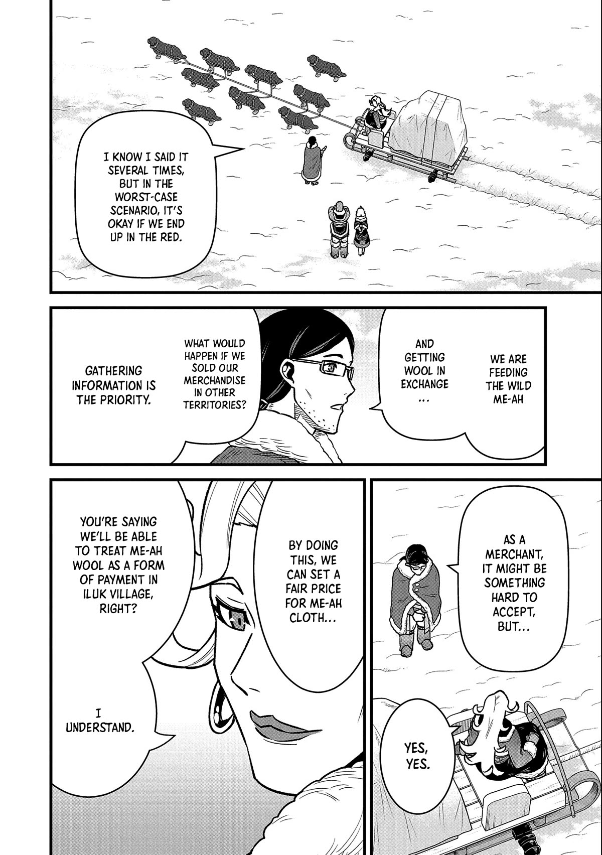 The Population Of The Frontier Owner Starts With 0. "Dias The Blue" And A Blue Horned Girl. chapter 47 page 32