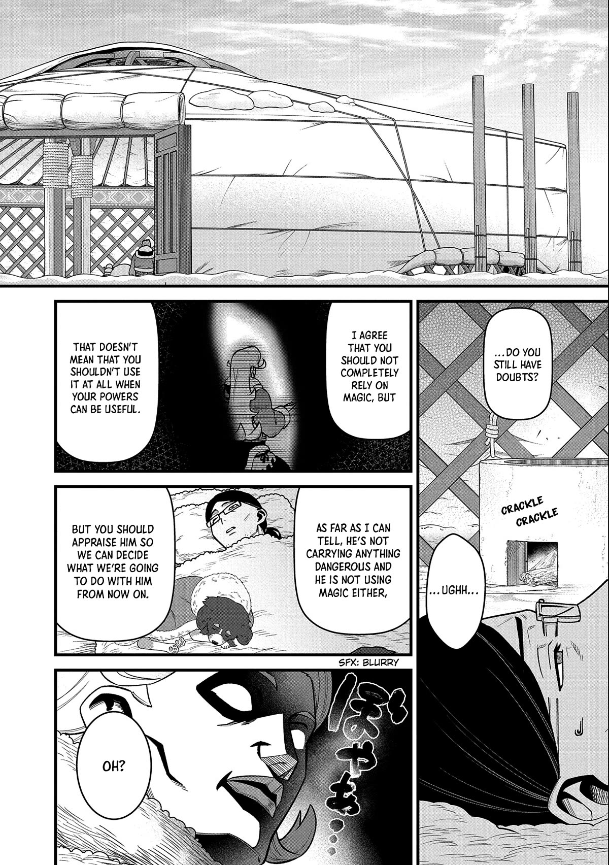 The Population Of The Frontier Owner Starts With 0. "Dias The Blue" And A Blue Horned Girl. chapter 47 page 6