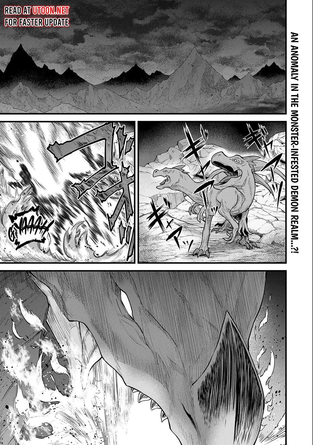 The Population Of The Frontier Owner Starts With 0. "Dias The Blue" And A Blue Horned Girl. chapter 48 page 1