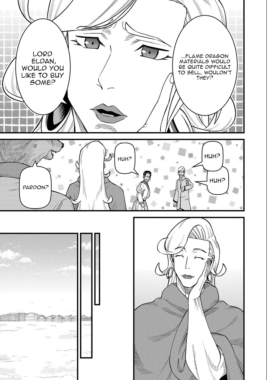 The Population Of The Frontier Owner Starts With 0. "Dias The Blue" And A Blue Horned Girl. chapter 48 page 23