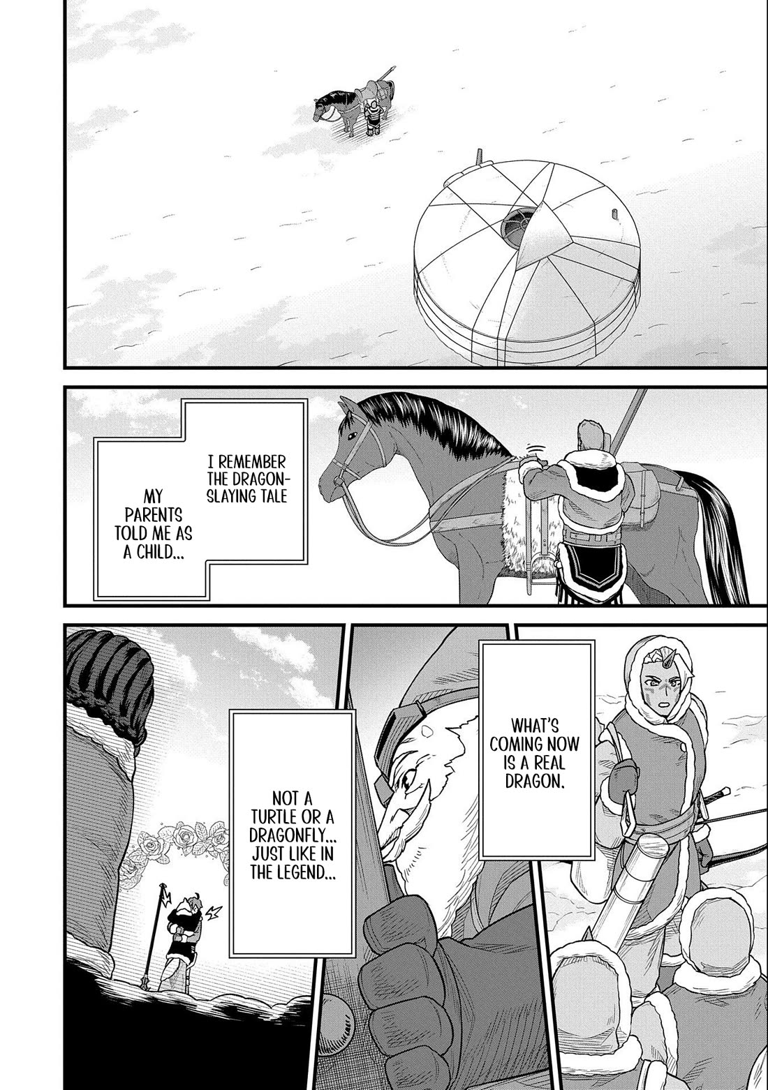 The Population Of The Frontier Owner Starts With 0. "Dias The Blue" And A Blue Horned Girl. chapter 48 page 30