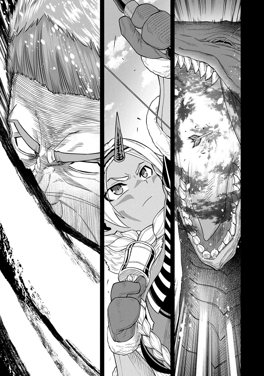 The Population Of The Frontier Owner Starts With 0. "Dias The Blue" And A Blue Horned Girl. chapter 49 page 31