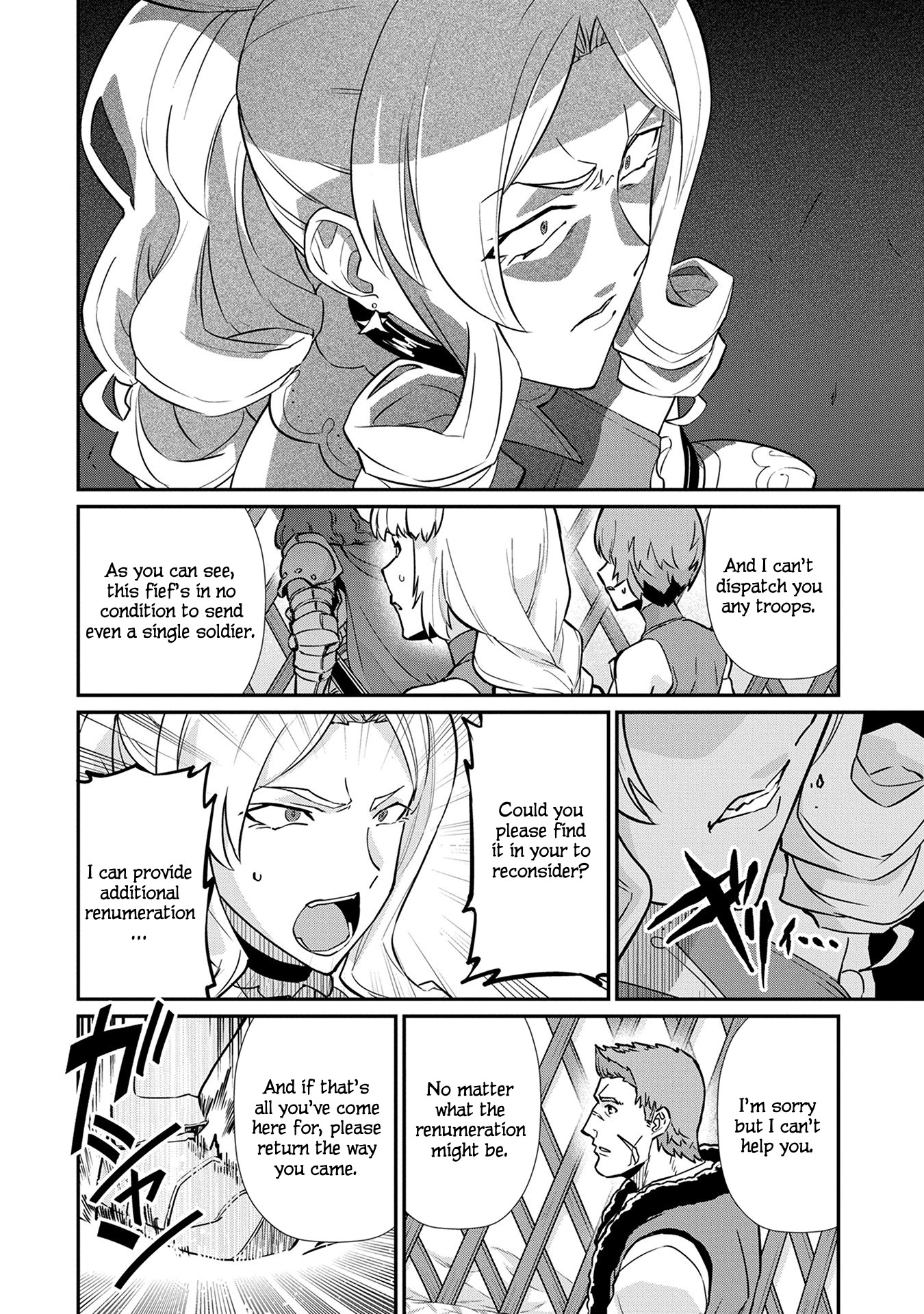 The Population Of The Frontier Owner Starts With 0. "Dias The Blue" And A Blue Horned Girl. chapter 5 page 12