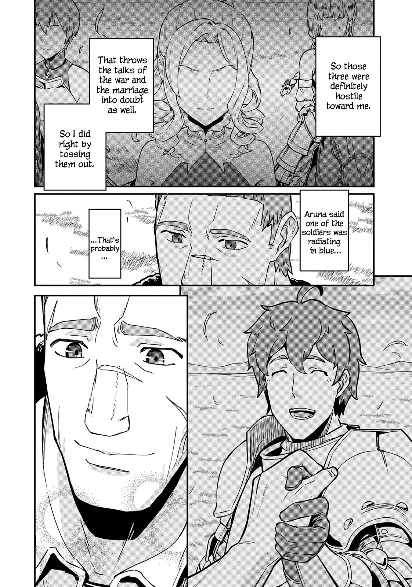 The Population Of The Frontier Owner Starts With 0. "Dias The Blue" And A Blue Horned Girl. chapter 5 page 23