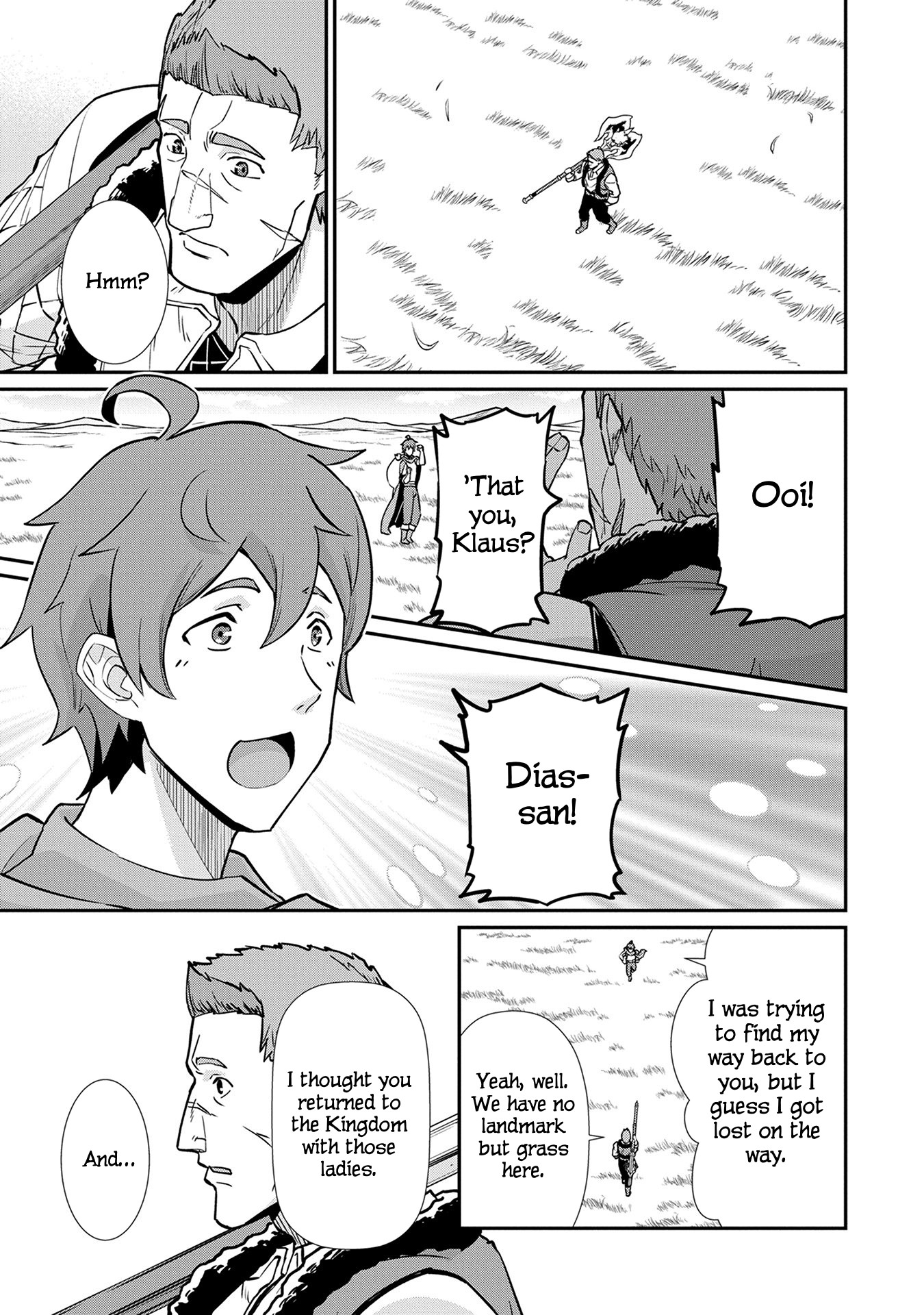 The Population Of The Frontier Owner Starts With 0. "Dias The Blue" And A Blue Horned Girl. chapter 5 page 28