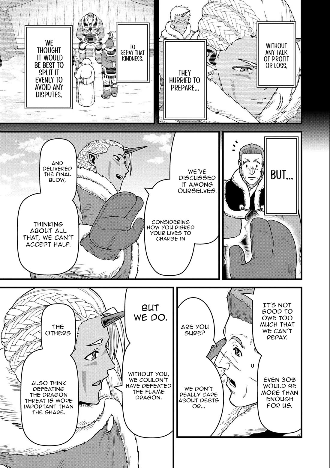 The Population Of The Frontier Owner Starts With 0. "Dias The Blue" And A Blue Horned Girl. chapter 50 page 9