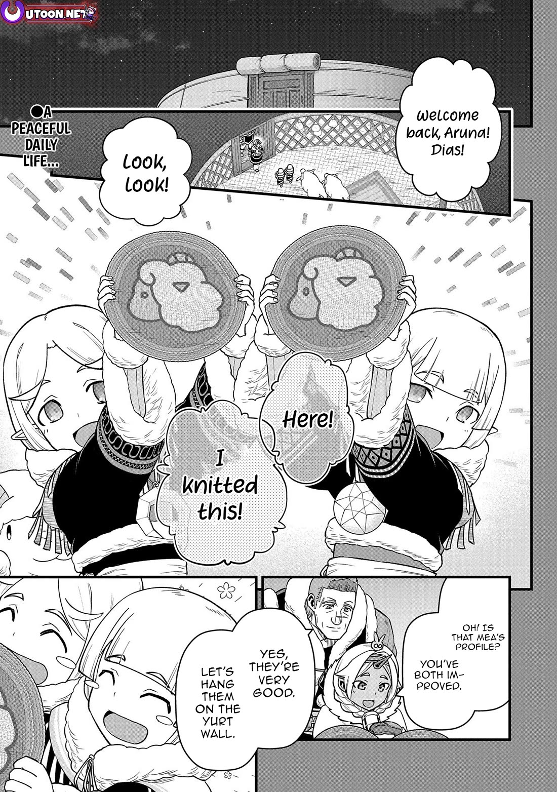 The Population Of The Frontier Owner Starts With 0. "Dias The Blue" And A Blue Horned Girl. chapter 51 page 1