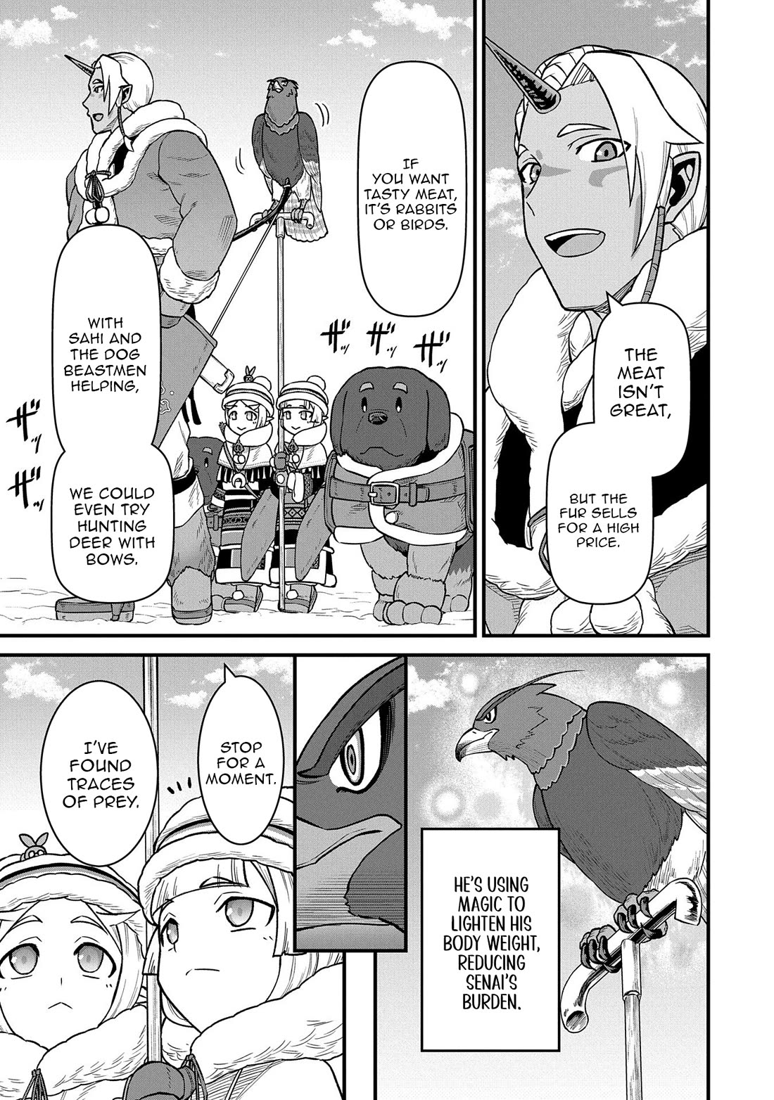 The Population Of The Frontier Owner Starts With 0. "Dias The Blue" And A Blue Horned Girl. chapter 51 page 13