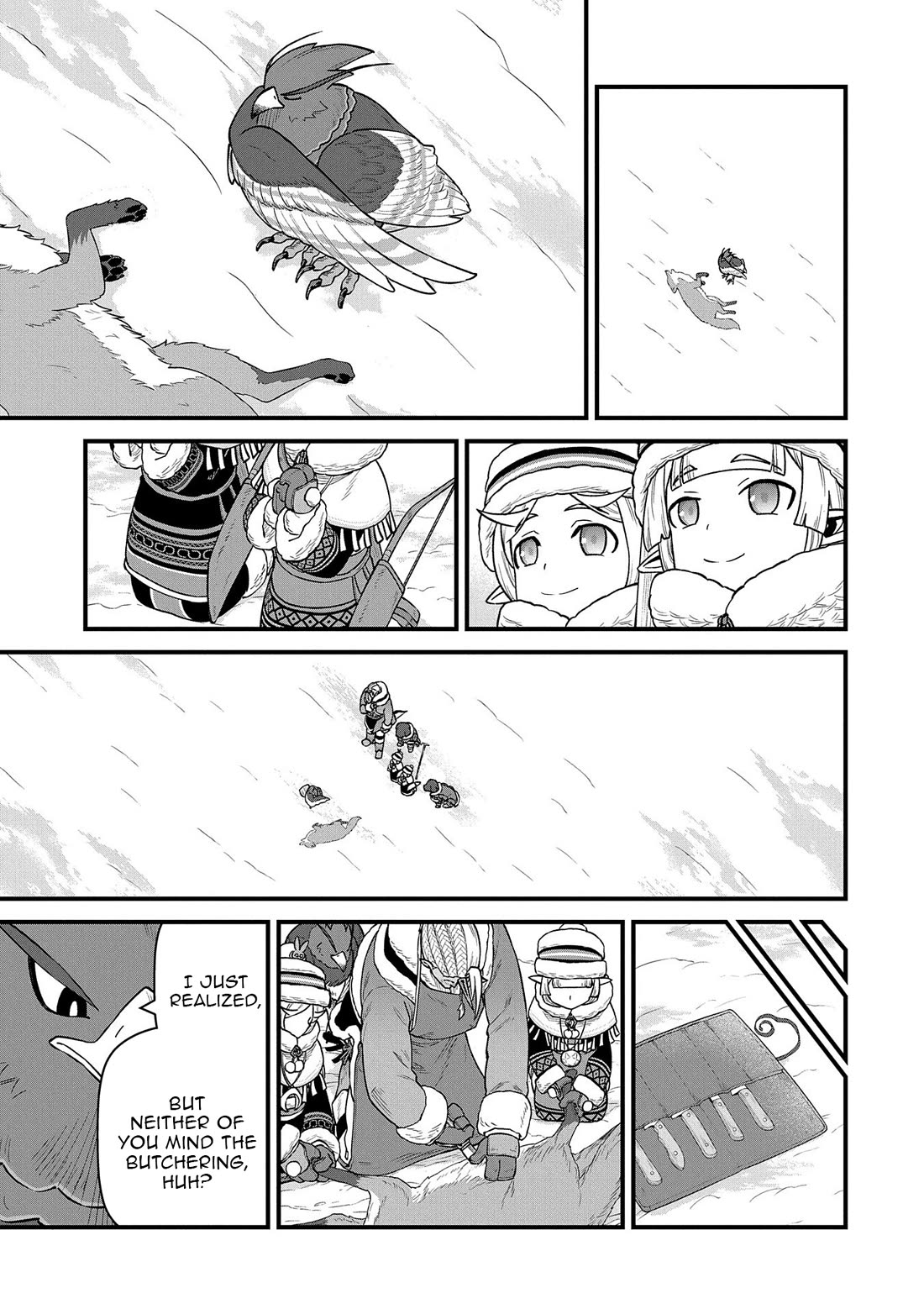 The Population Of The Frontier Owner Starts With 0. "Dias The Blue" And A Blue Horned Girl. chapter 51 page 17