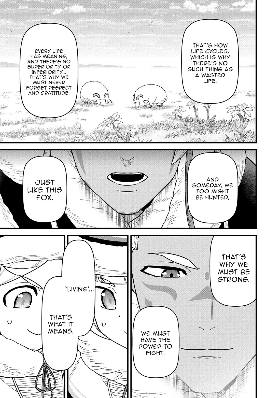 The Population Of The Frontier Owner Starts With 0. "Dias The Blue" And A Blue Horned Girl. chapter 51 page 19