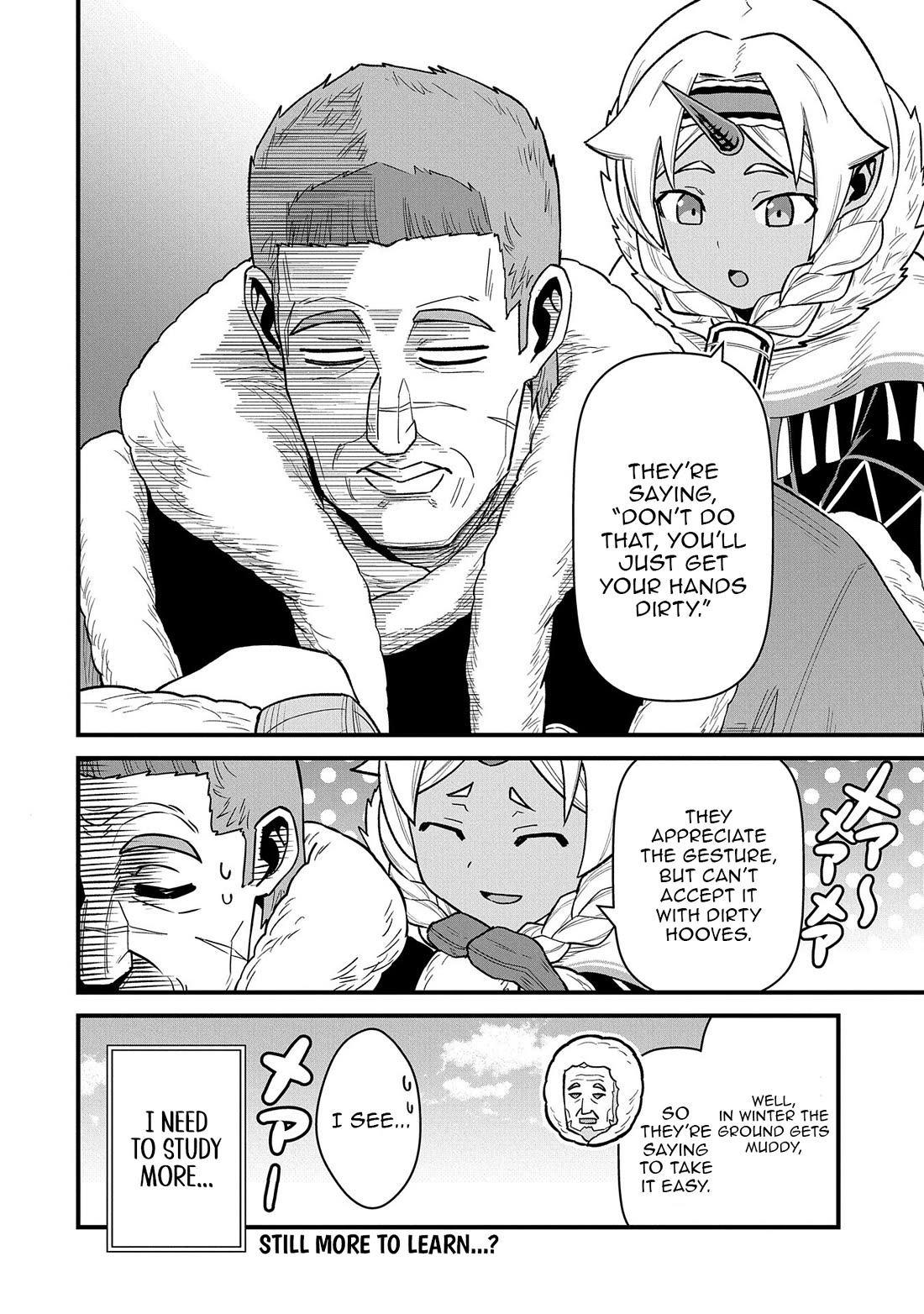 The Population Of The Frontier Owner Starts With 0. "Dias The Blue" And A Blue Horned Girl. chapter 51 page 34