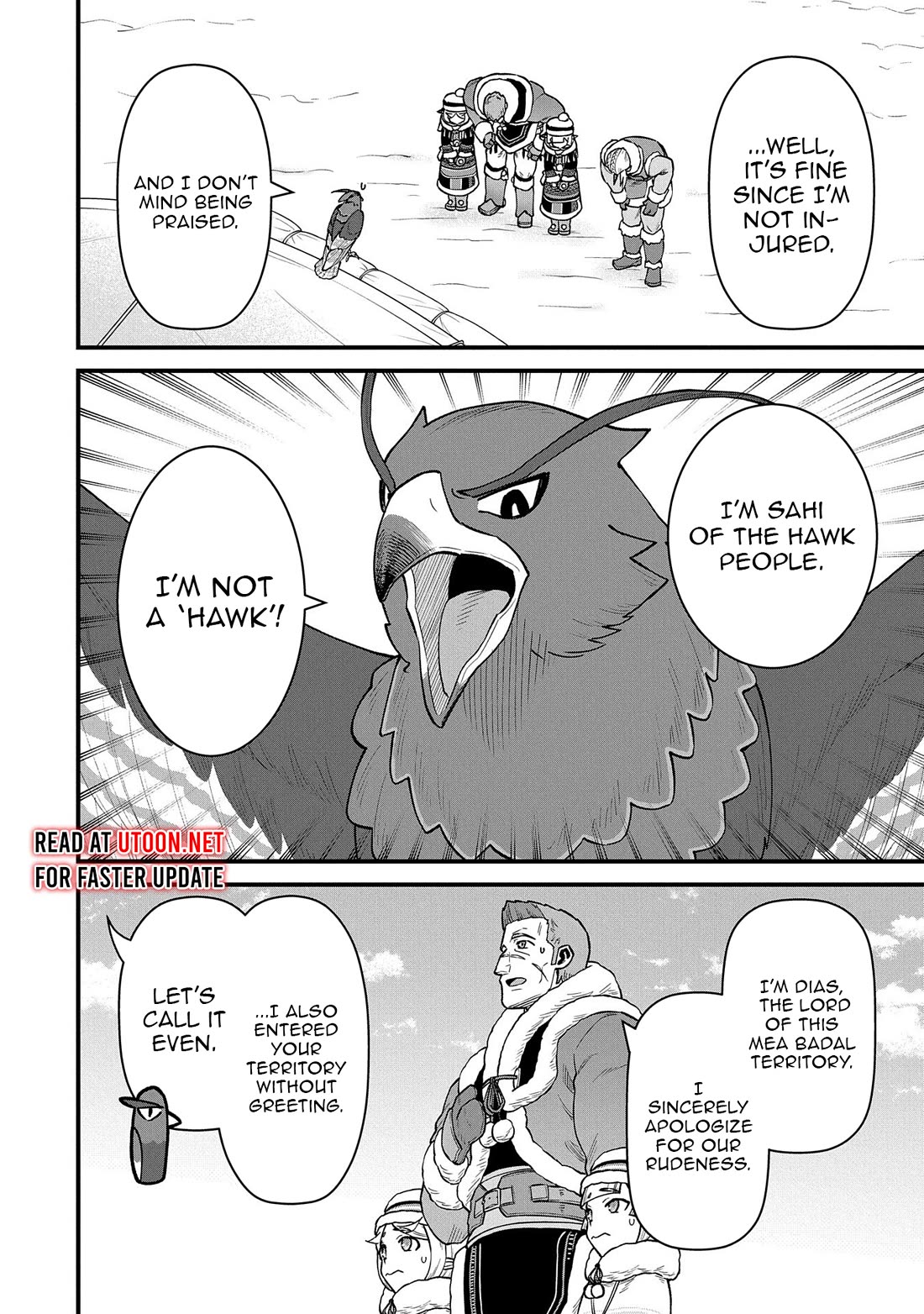 The Population Of The Frontier Owner Starts With 0. "Dias The Blue" And A Blue Horned Girl. chapter 51 page 8