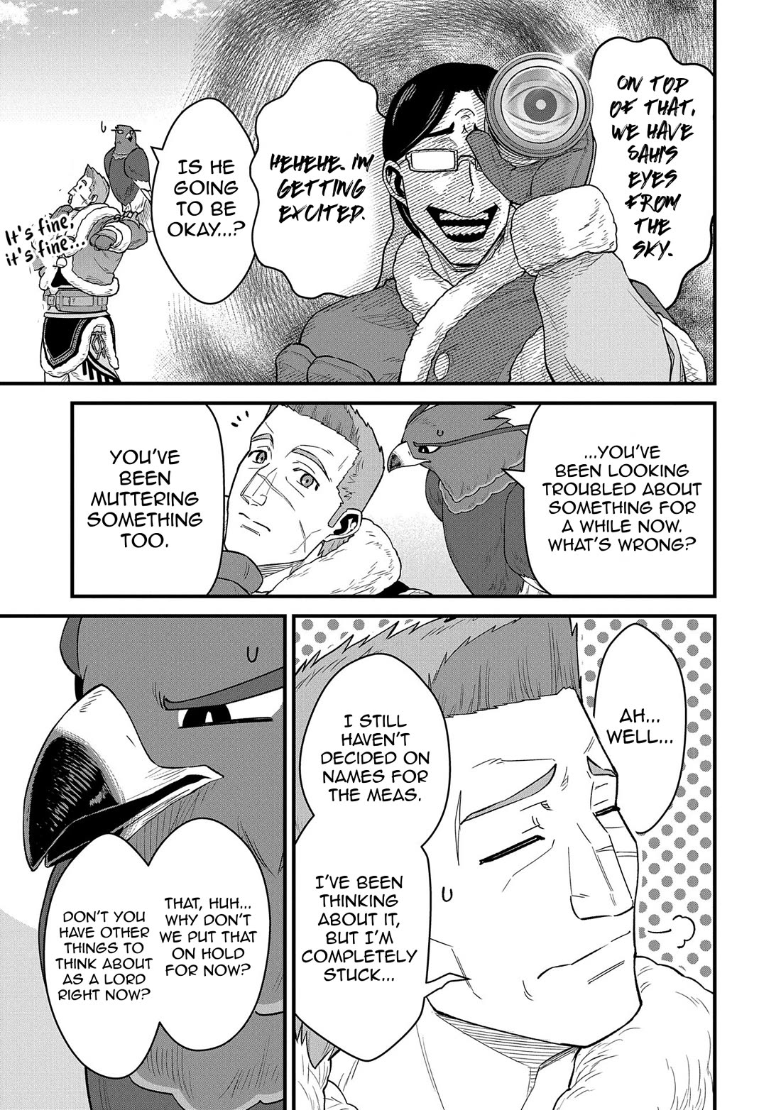 The Population Of The Frontier Owner Starts With 0. "Dias The Blue" And A Blue Horned Girl. chapter 52 page 15