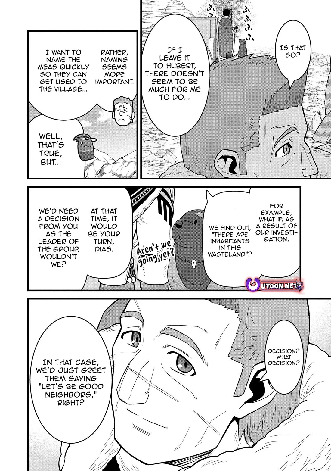 The Population Of The Frontier Owner Starts With 0. "Dias The Blue" And A Blue Horned Girl. chapter 52 page 16