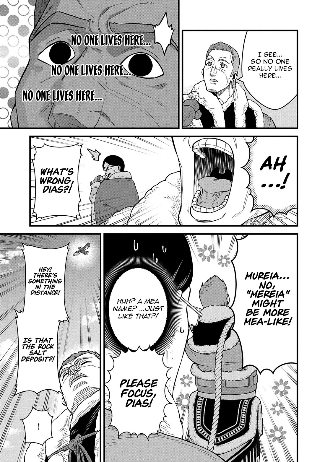 The Population Of The Frontier Owner Starts With 0. "Dias The Blue" And A Blue Horned Girl. chapter 52 page 19