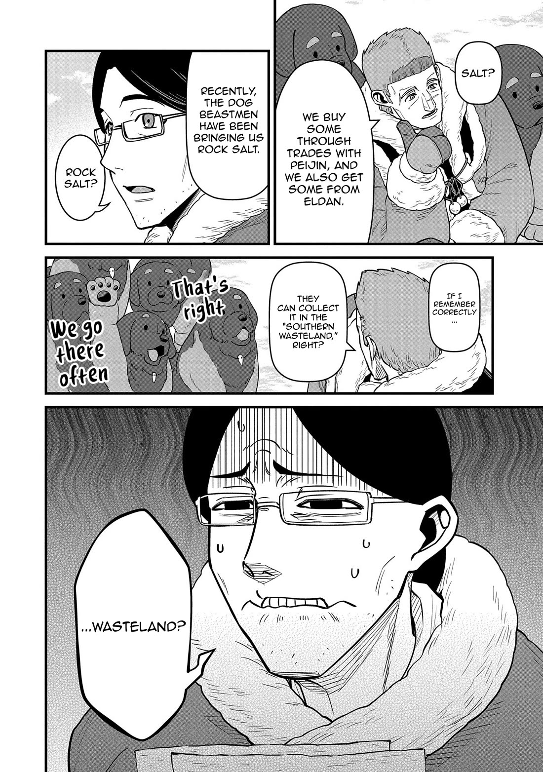 The Population Of The Frontier Owner Starts With 0. "Dias The Blue" And A Blue Horned Girl. chapter 52 page 6