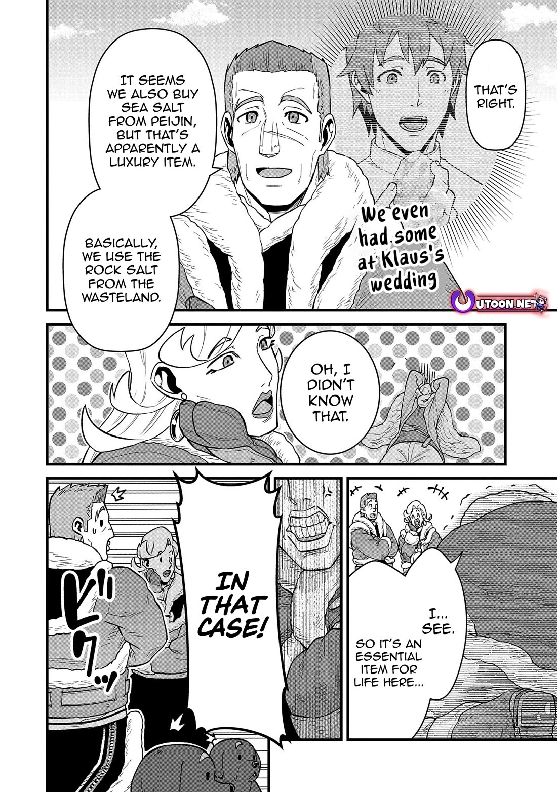 The Population Of The Frontier Owner Starts With 0. "Dias The Blue" And A Blue Horned Girl. chapter 52 page 8