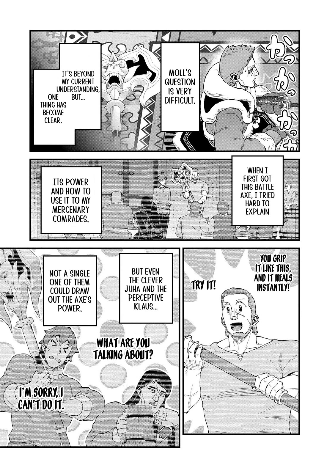 The Population Of The Frontier Owner Starts With 0. "Dias The Blue" And A Blue Horned Girl. chapter 53 page 15