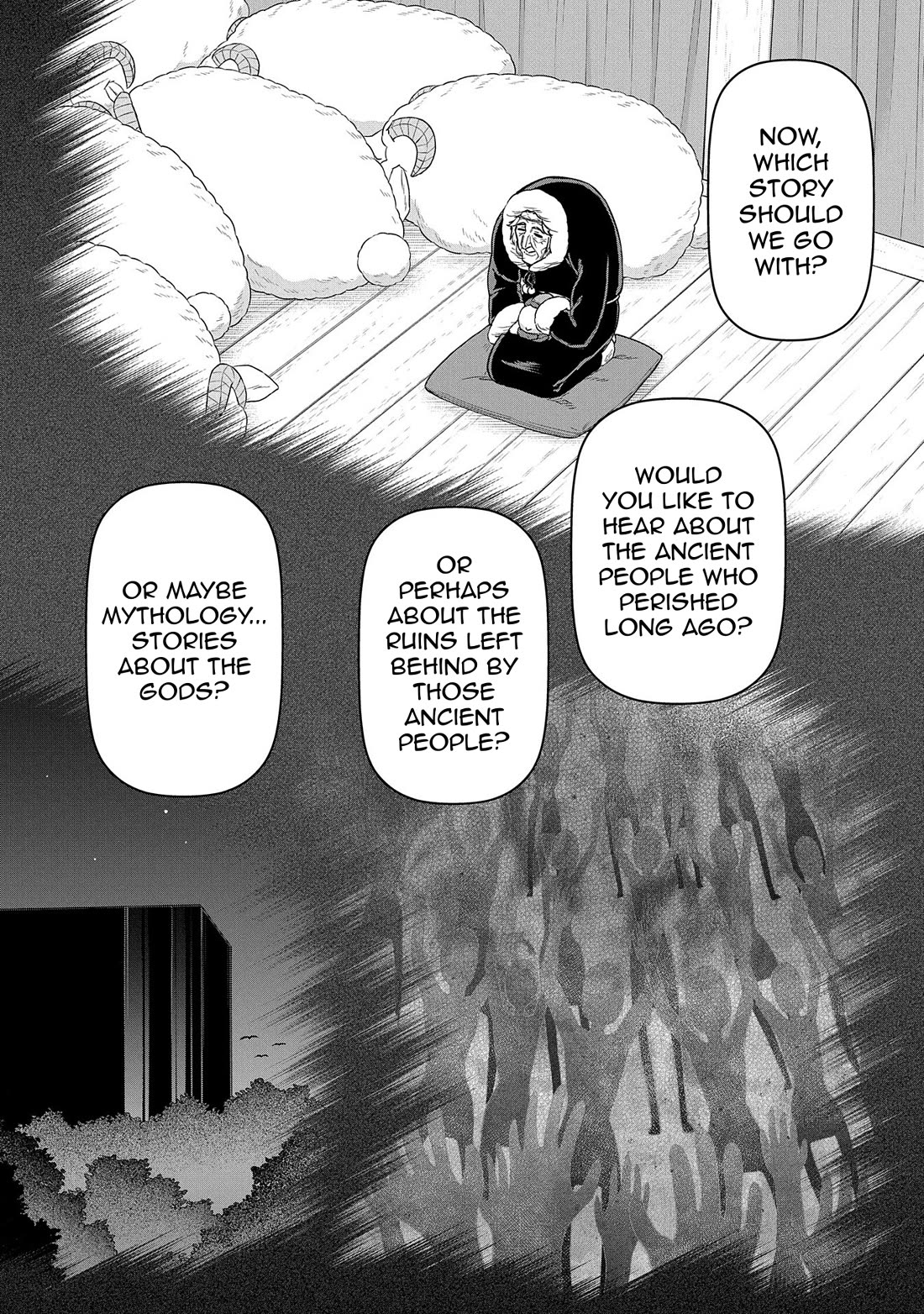 The Population Of The Frontier Owner Starts With 0. "Dias The Blue" And A Blue Horned Girl. chapter 53 page 18