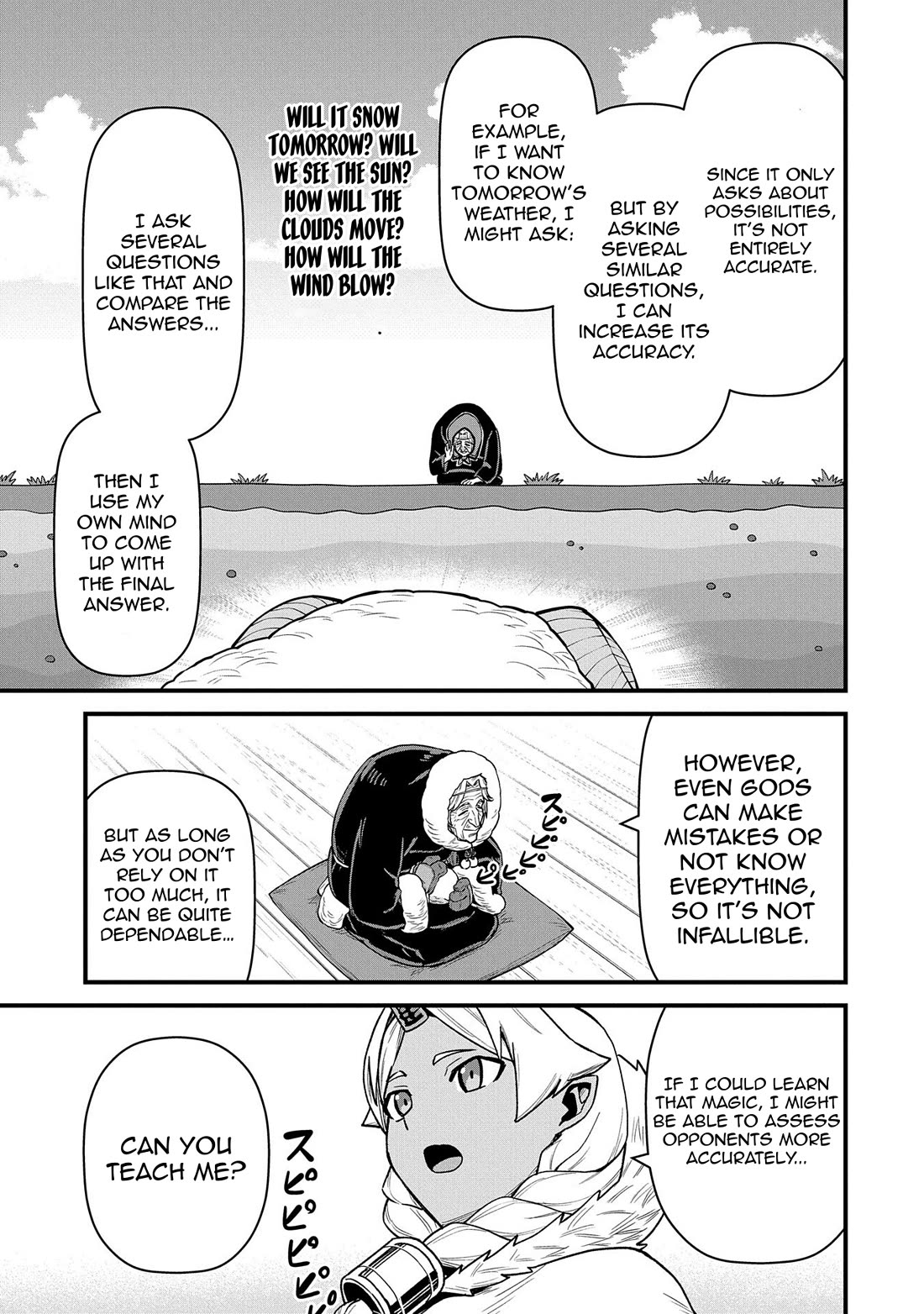 The Population Of The Frontier Owner Starts With 0. "Dias The Blue" And A Blue Horned Girl. chapter 53 page 23