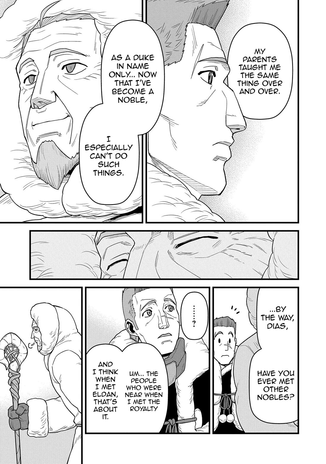 The Population Of The Frontier Owner Starts With 0. "Dias The Blue" And A Blue Horned Girl. chapter 53 page 29