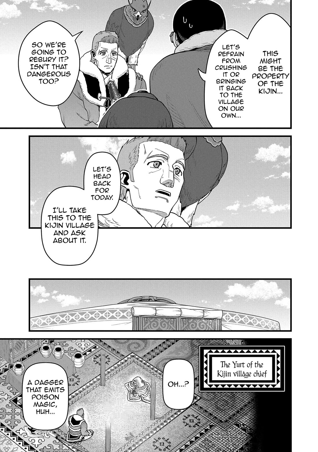 The Population Of The Frontier Owner Starts With 0. "Dias The Blue" And A Blue Horned Girl. chapter 53 page 9