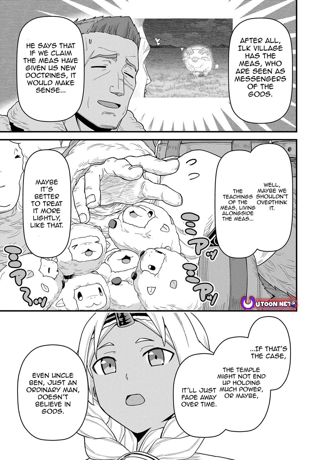 The Population Of The Frontier Owner Starts With 0. "Dias The Blue" And A Blue Horned Girl. chapter 54 page 13