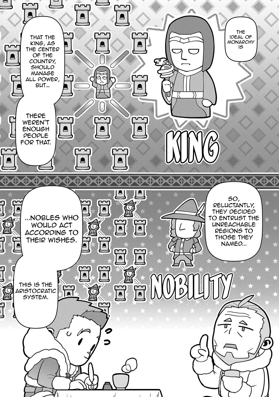 The Population Of The Frontier Owner Starts With 0. "Dias The Blue" And A Blue Horned Girl. chapter 54 page 4