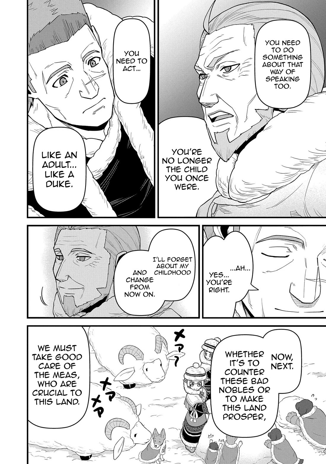 The Population Of The Frontier Owner Starts With 0. "Dias The Blue" And A Blue Horned Girl. chapter 54 page 6