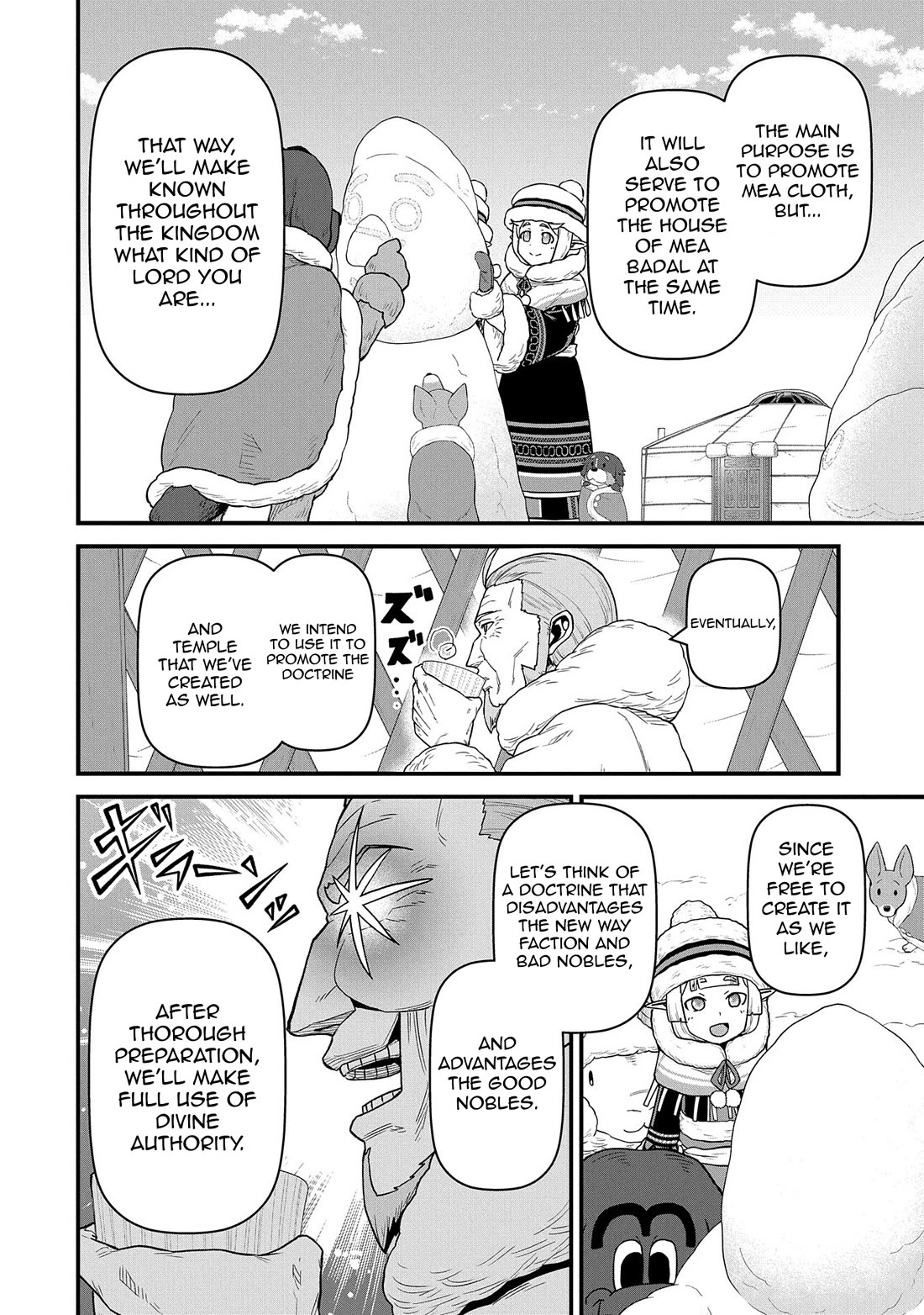 The Population Of The Frontier Owner Starts With 0. "Dias The Blue" And A Blue Horned Girl. chapter 54 page 8