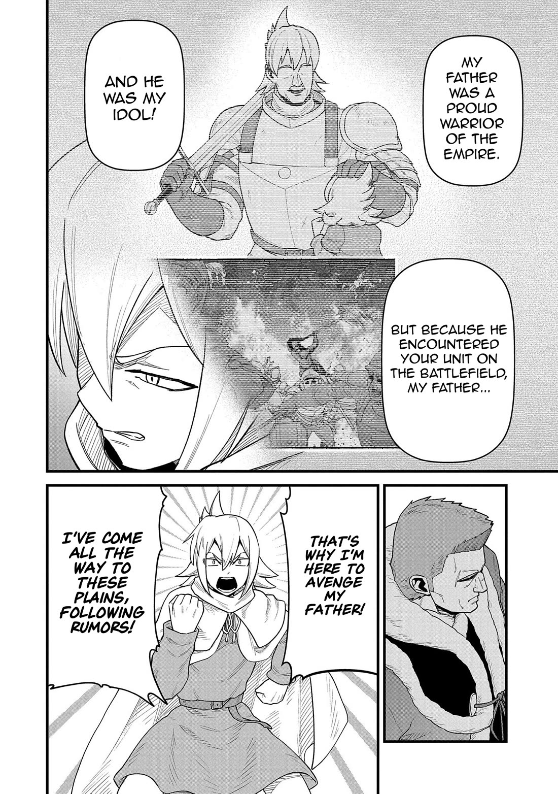 The Population Of The Frontier Owner Starts With 0. "Dias The Blue" And A Blue Horned Girl. chapter 55 page 10