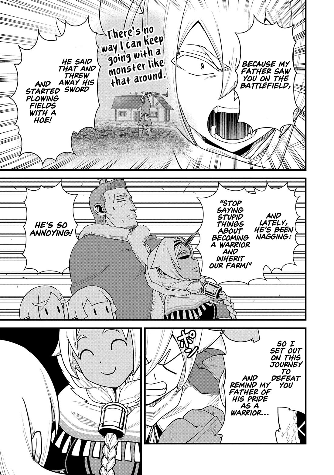 The Population Of The Frontier Owner Starts With 0. "Dias The Blue" And A Blue Horned Girl. chapter 55 page 27