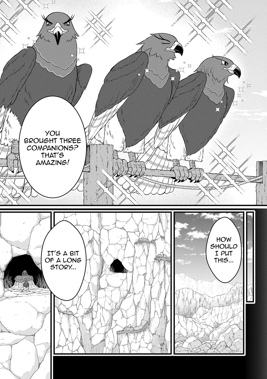 The Population Of The Frontier Owner Starts With 0. "Dias The Blue" And A Blue Horned Girl. chapter 56 page 17