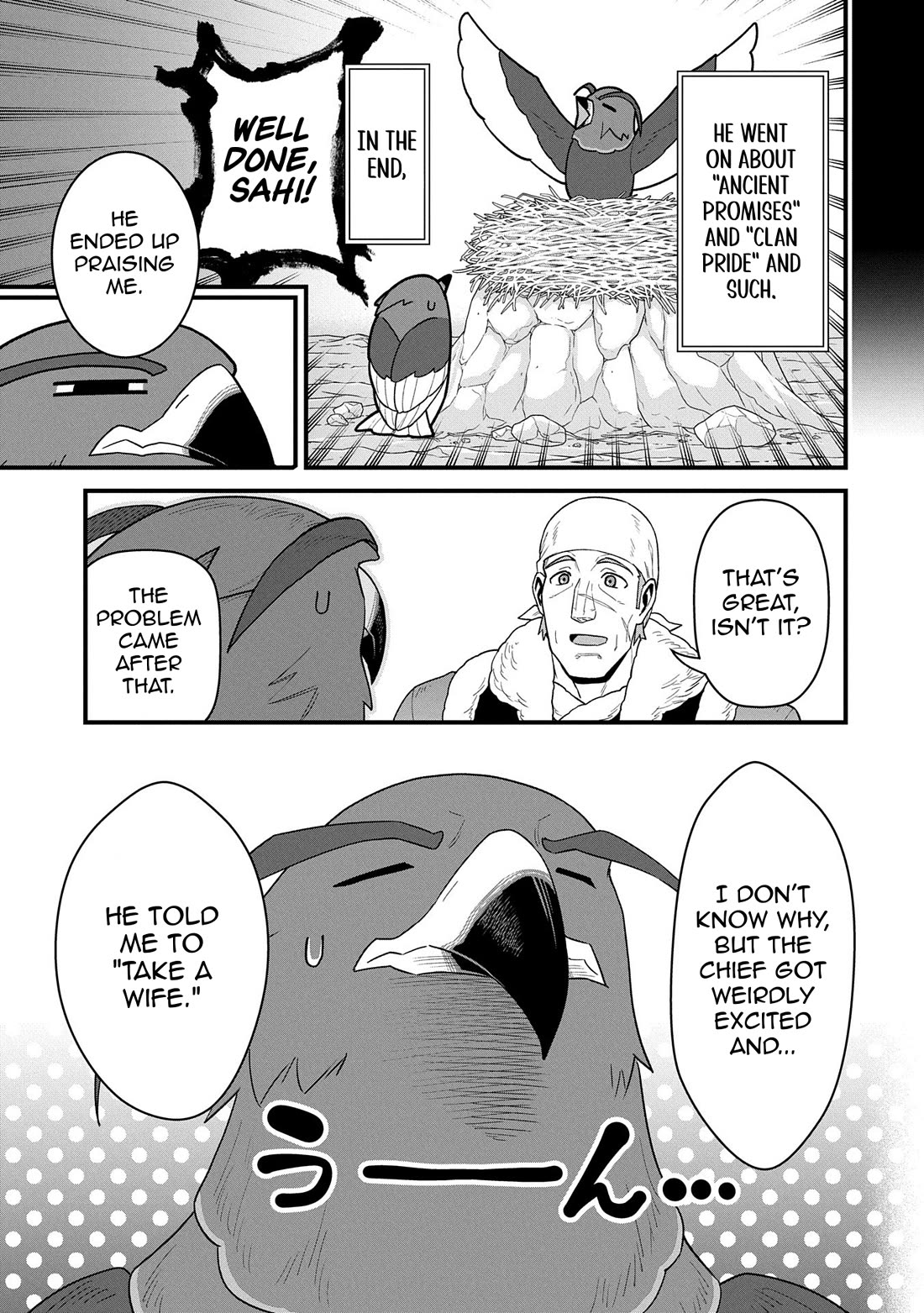 The Population Of The Frontier Owner Starts With 0. "Dias The Blue" And A Blue Horned Girl. chapter 56 page 19