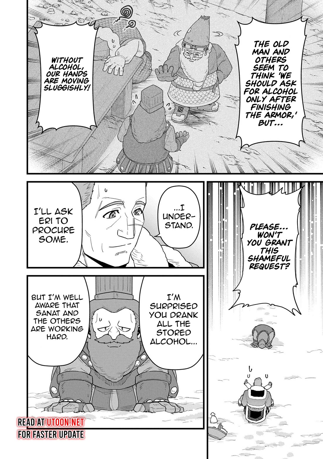 The Population Of The Frontier Owner Starts With 0. "Dias The Blue" And A Blue Horned Girl. chapter 56 page 28