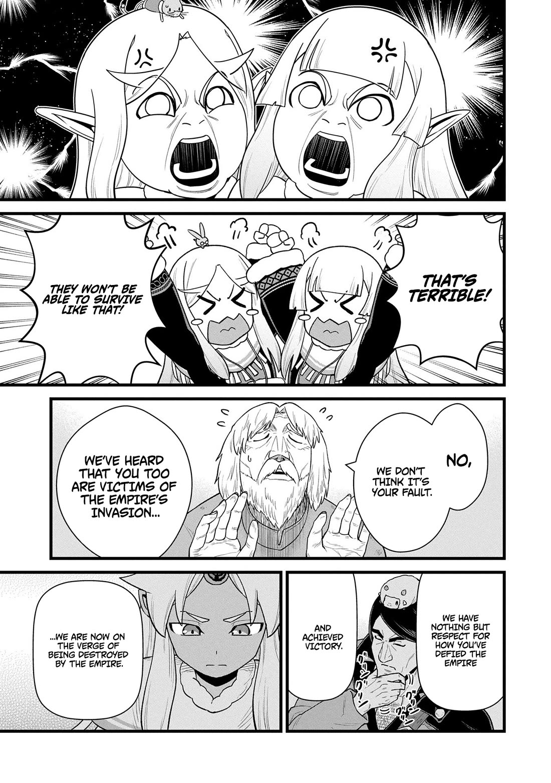 The Population Of The Frontier Owner Starts With 0. "Dias The Blue" And A Blue Horned Girl. chapter 57 page 15