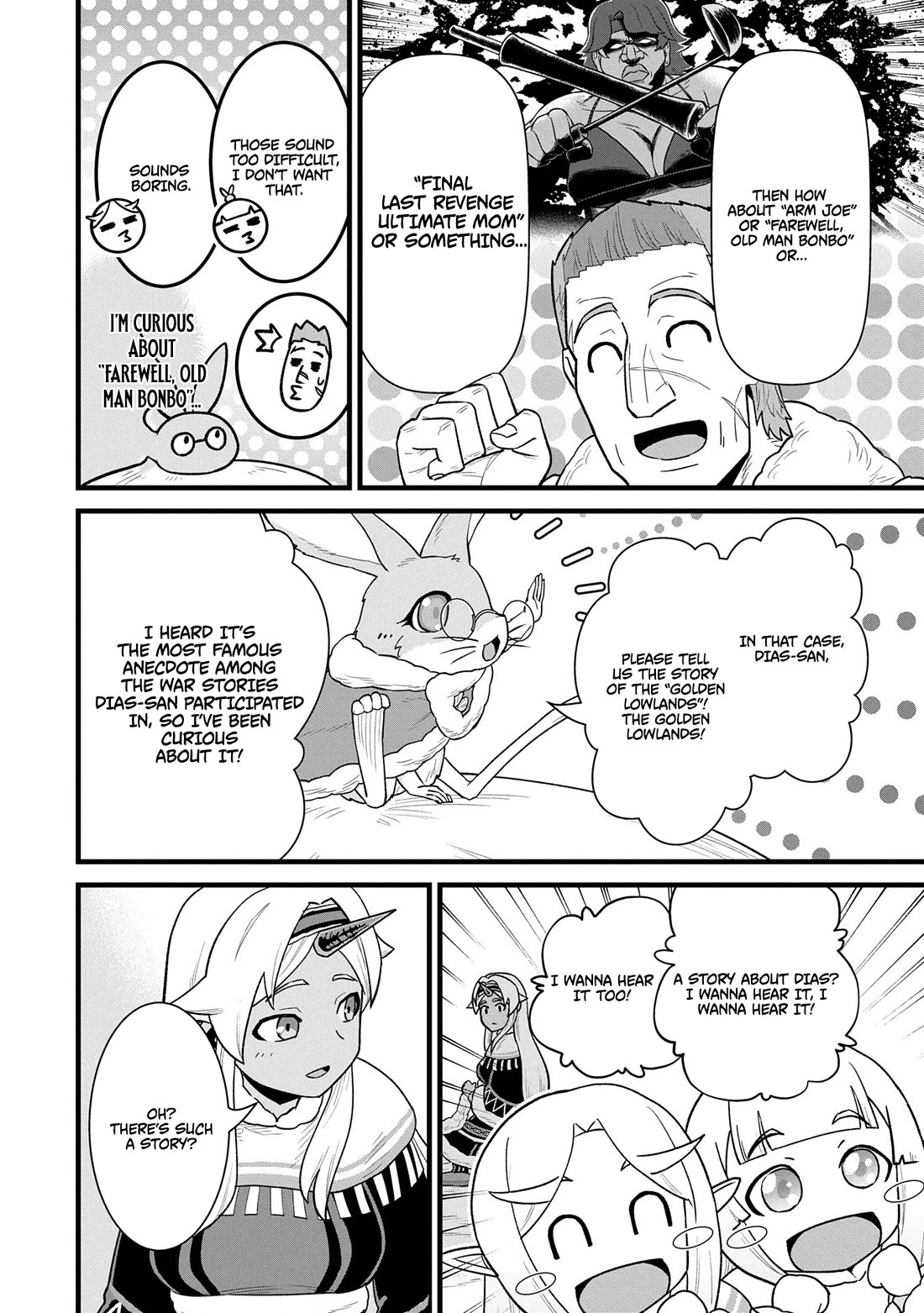 The Population Of The Frontier Owner Starts With 0. "Dias The Blue" And A Blue Horned Girl. chapter 57 page 6