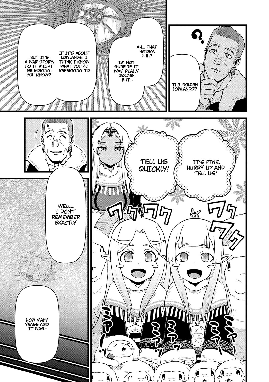 The Population Of The Frontier Owner Starts With 0. "Dias The Blue" And A Blue Horned Girl. chapter 57 page 7